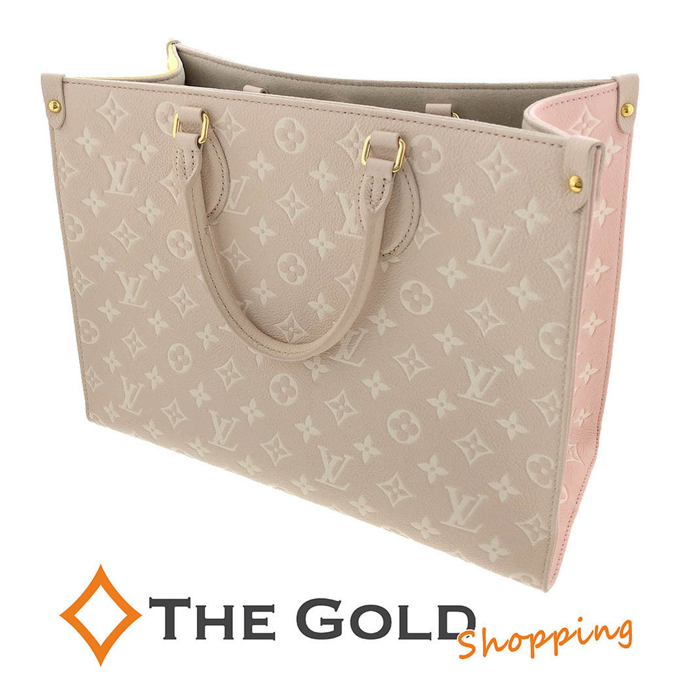 Louis Vuitton OnTheGo The City Monogram Crossbody Bag Leather Rose Pink